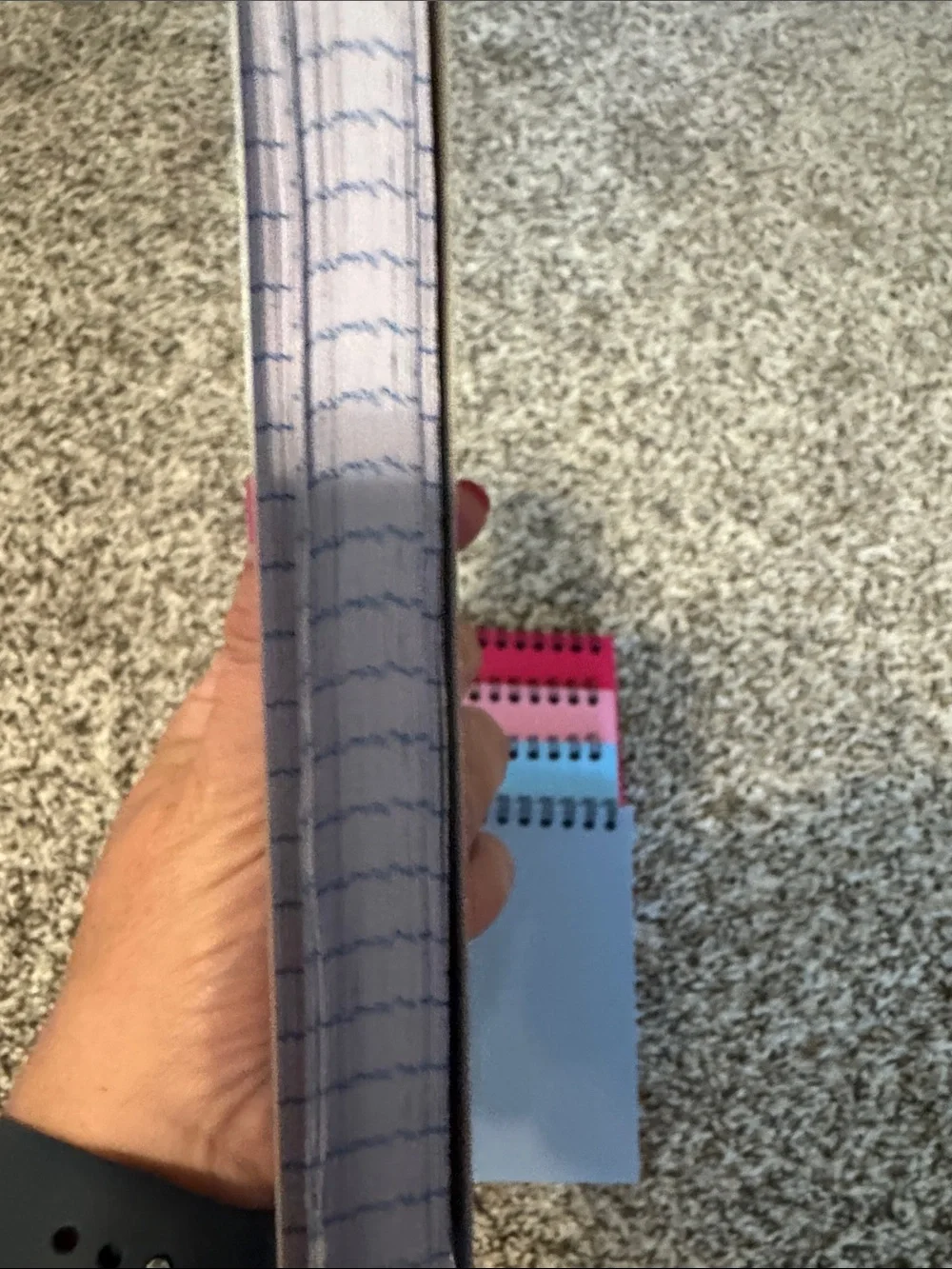 Assorted Mini Spiral Notebooks Set in Pink, Blue, Gray and Multicolor